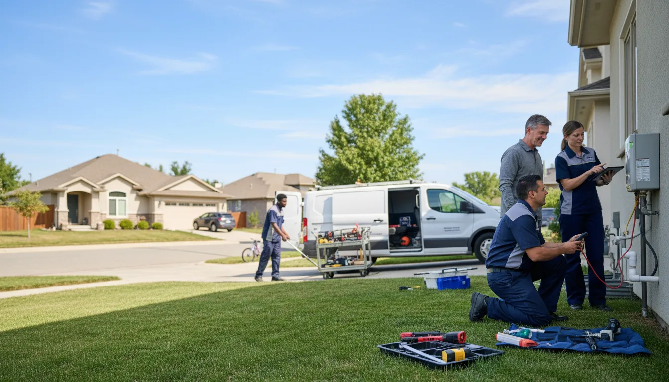 Tankless water heater service in Mechanicsburg, IL